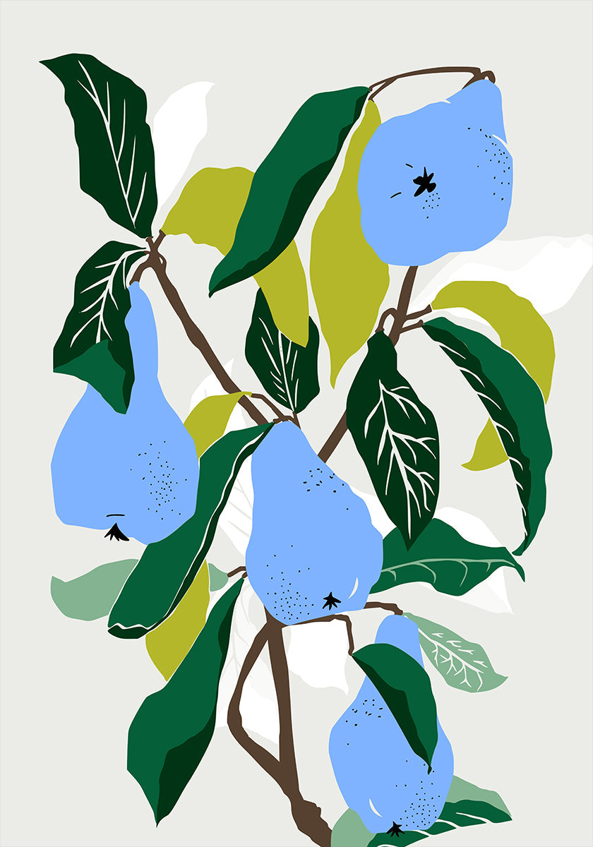 Blue Pears (NEW) - Posterbox