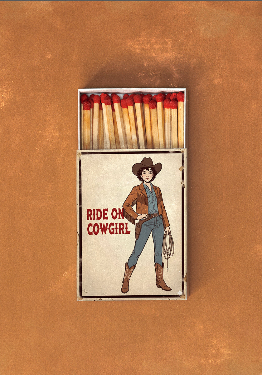 Ride On Cowgirl Poster - Posterbox
