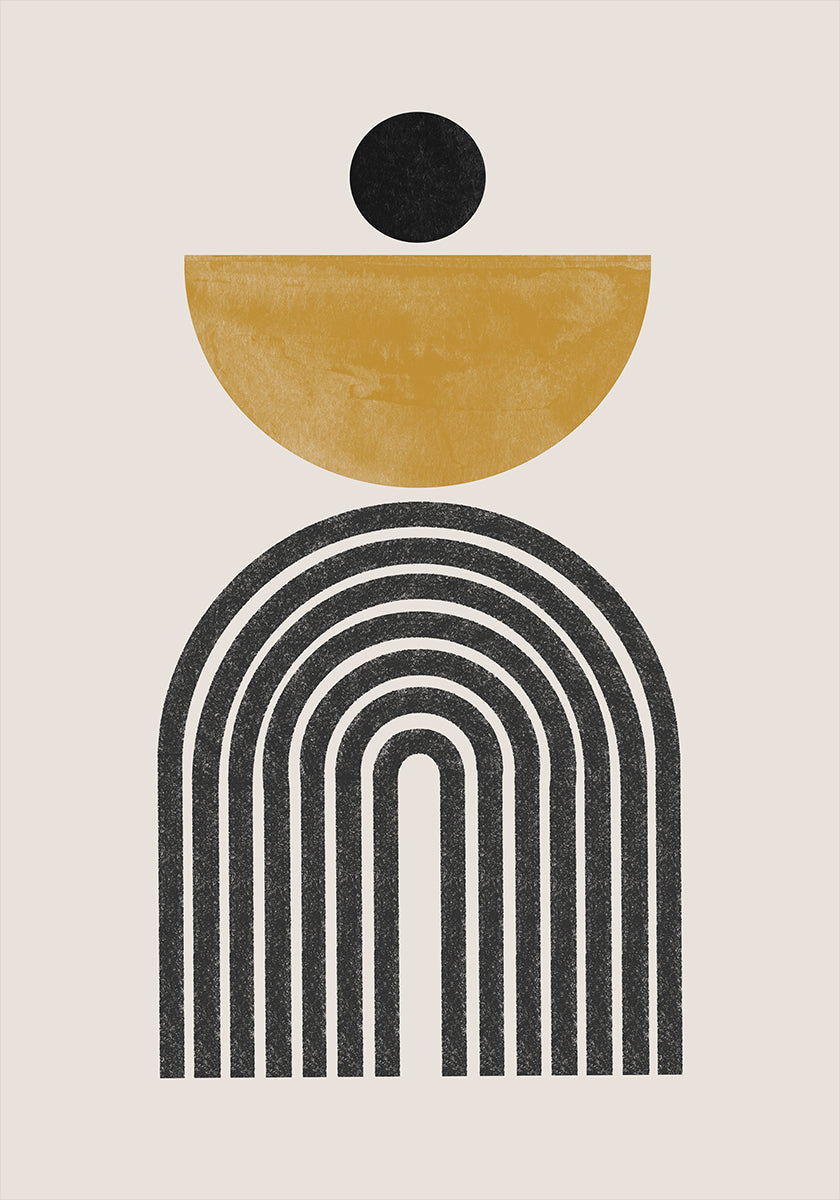 Plakat harmonii geometrycznej