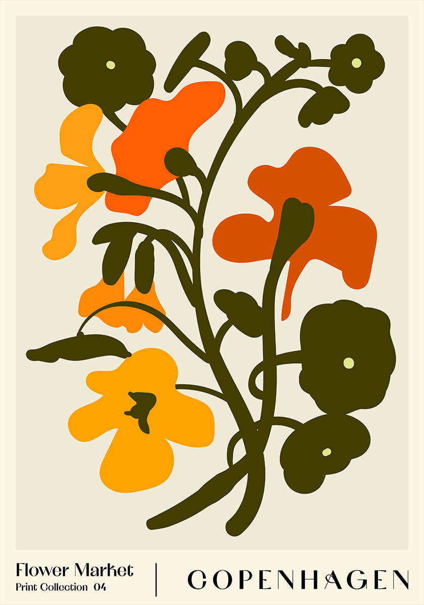 Targ Kwiatowy. Plakat w Kopenhadze