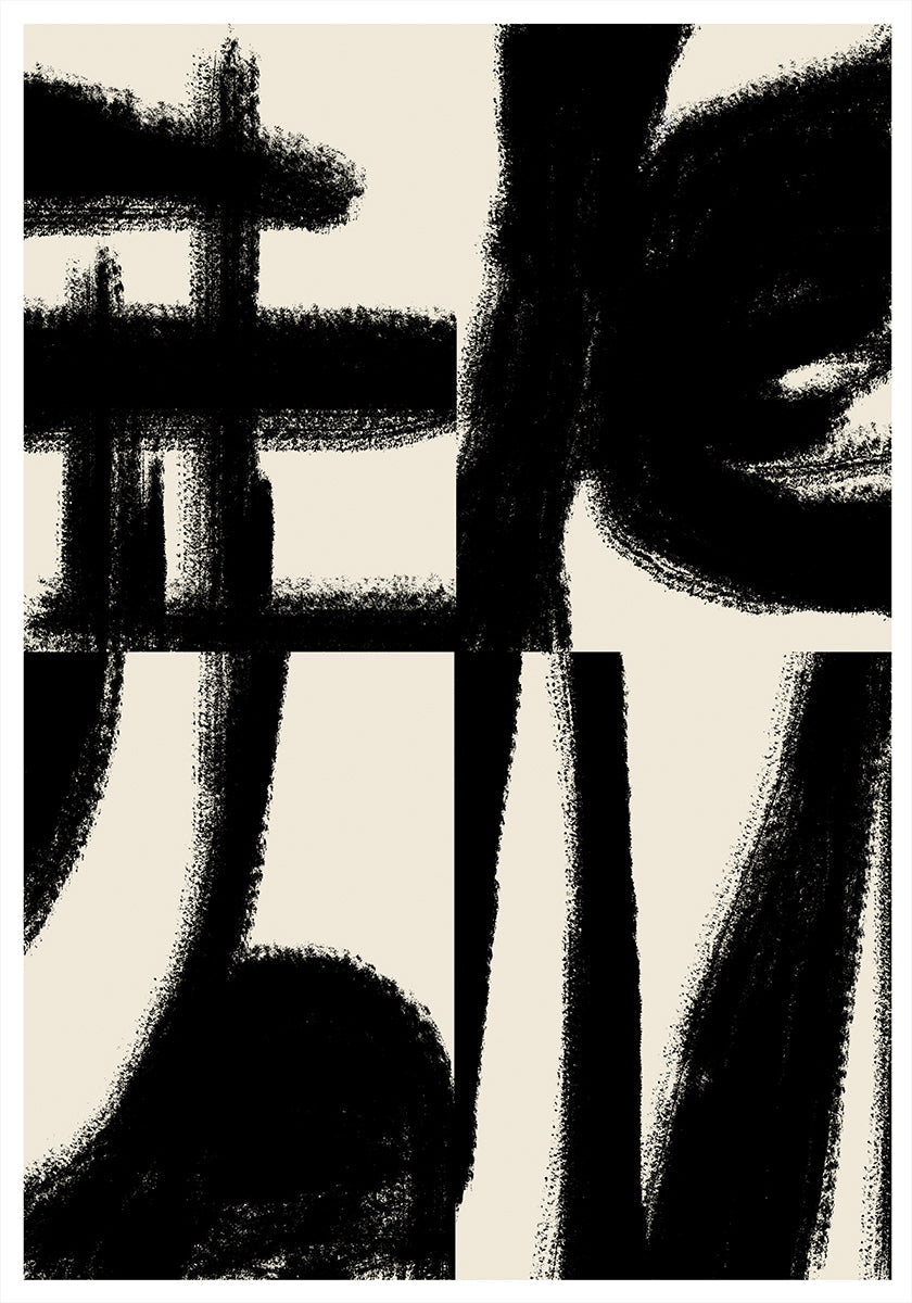 Plakat z tańcem odważnych uderzeń