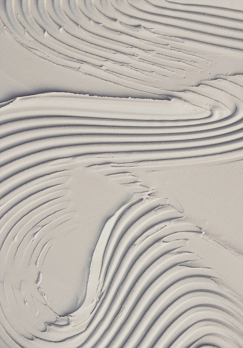 Tekstura błota 14 Beżowy plakat