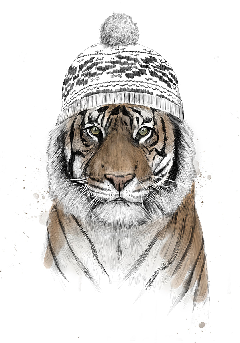 Siberian tiger Plakat