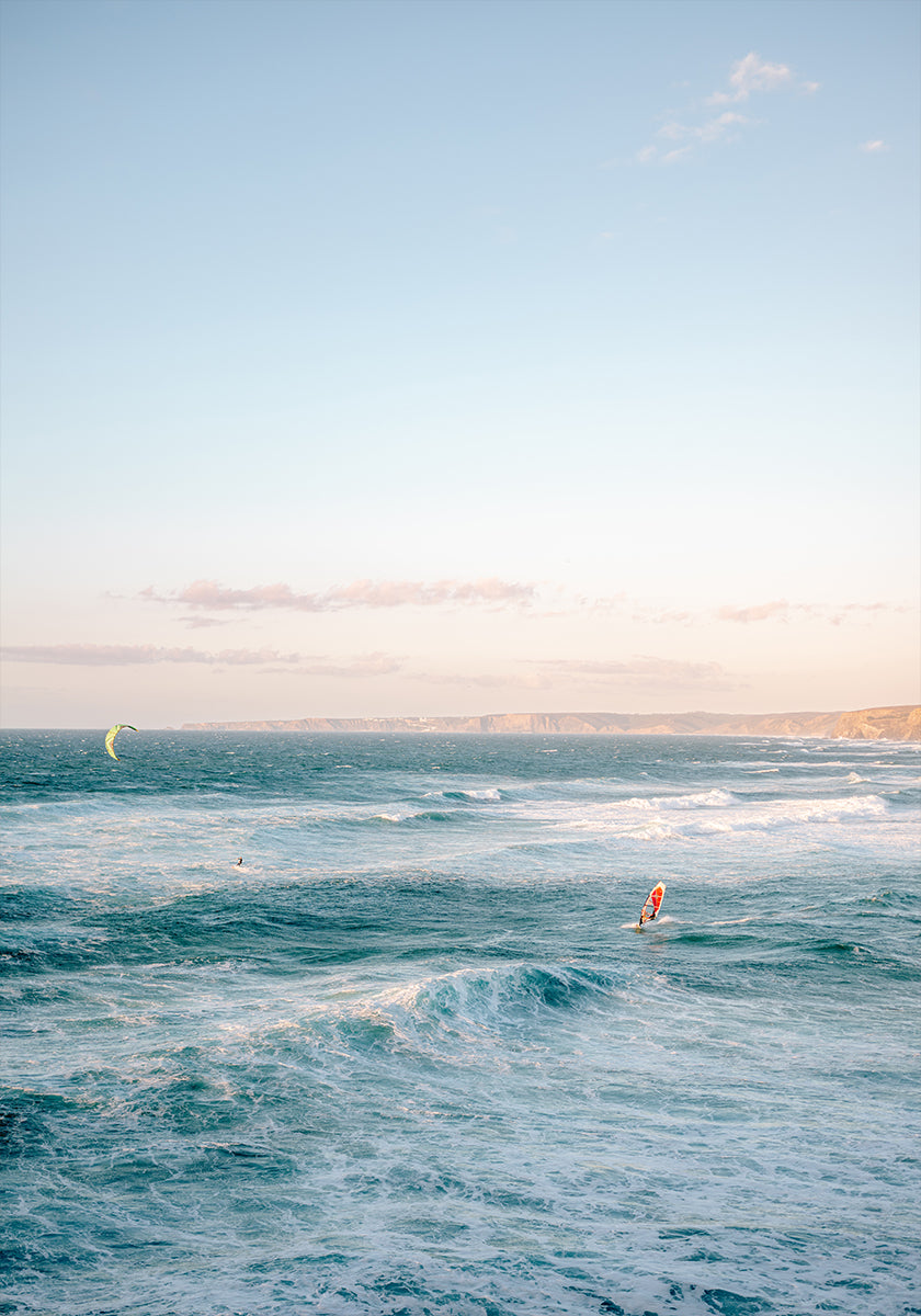 Plakat windsurfingowy w Algarve