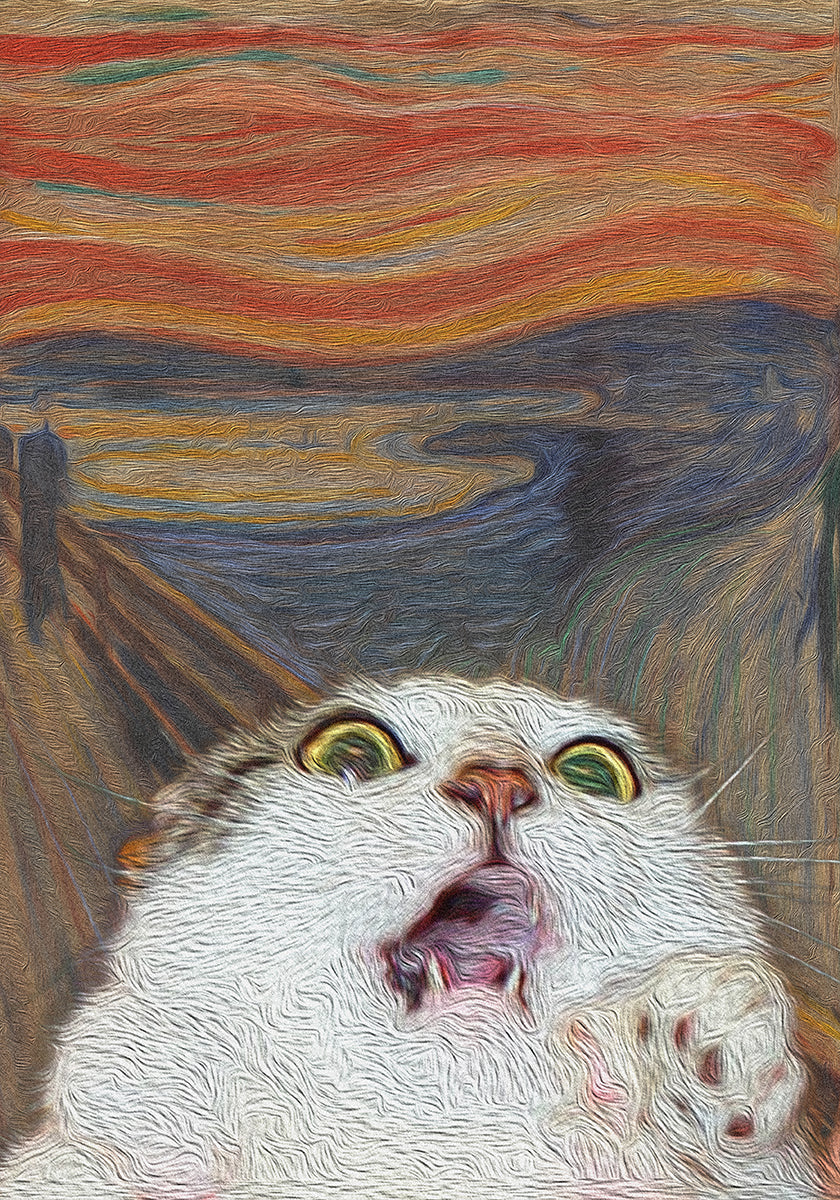 Plakat „Miau 01”.