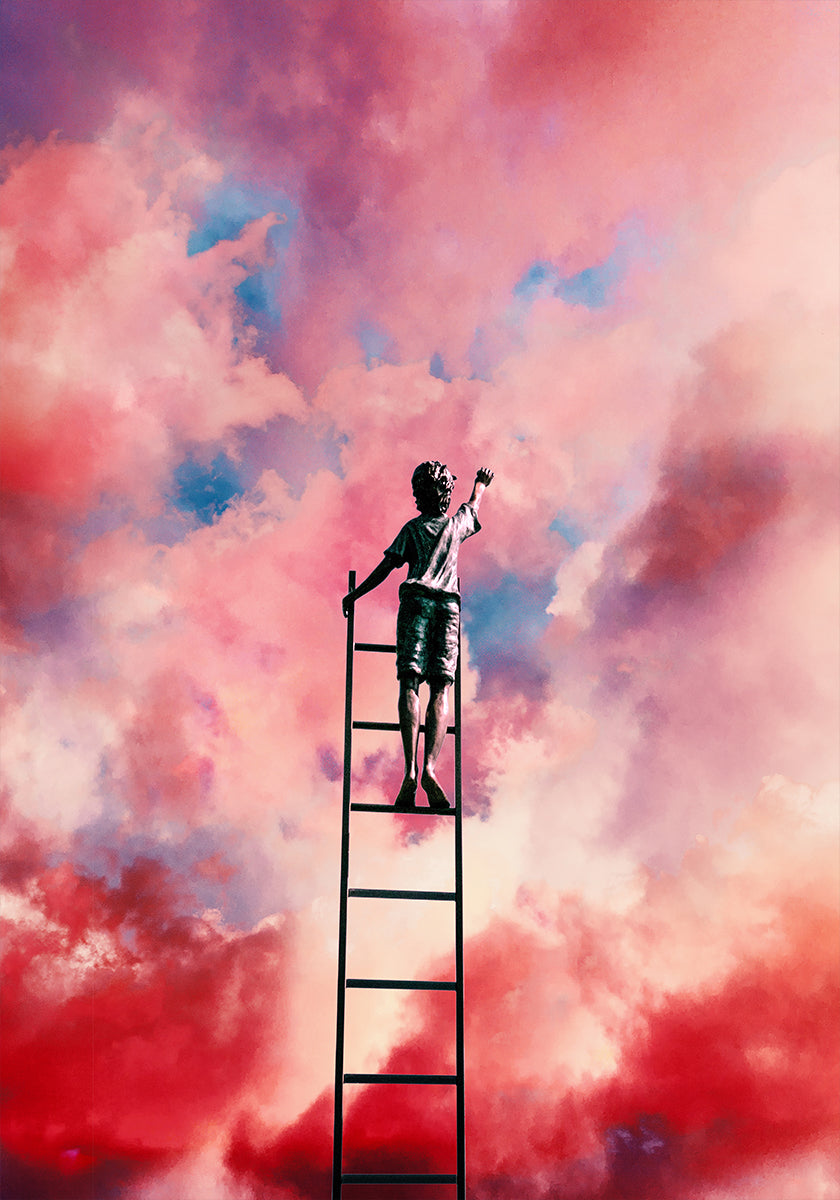 Plakat malarza chmur