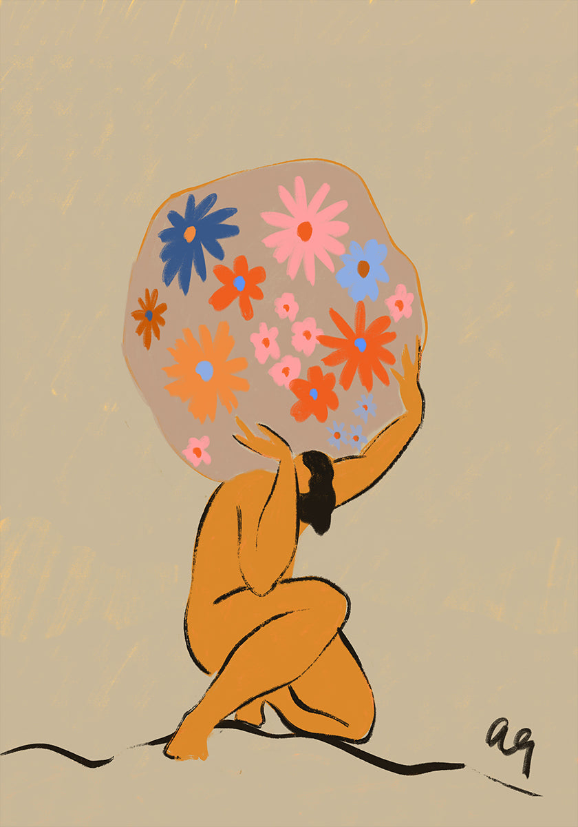 Plakat Świat na jej ramionach