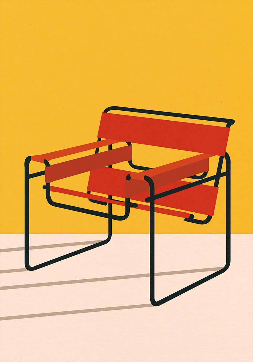 Plakat Krzesło Wassily Marcel Breuer