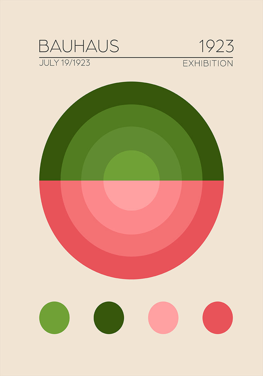 Plakat harmonii geometrycznej