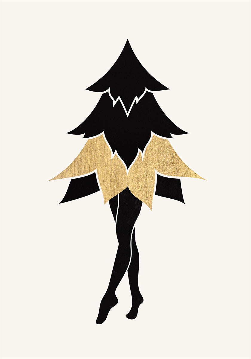 Plakat Lady Gagi na Boże Narodzenie (wers. 2).