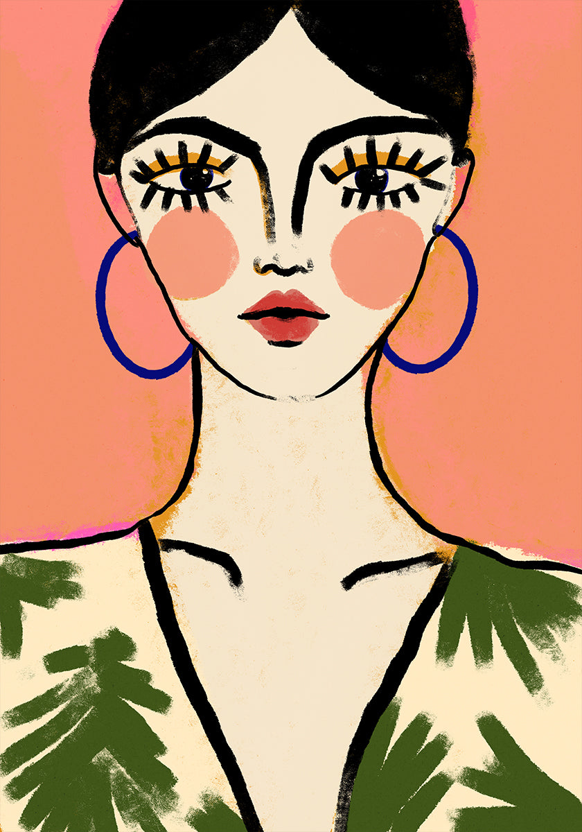 Odważny plakat elegancji