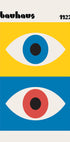 Bauhaus Eyes Abstract Plakat - Posterbox
