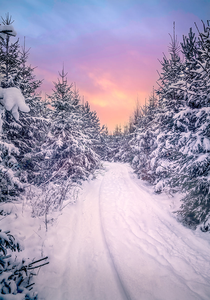 Plakat o świątecznej atmosferze