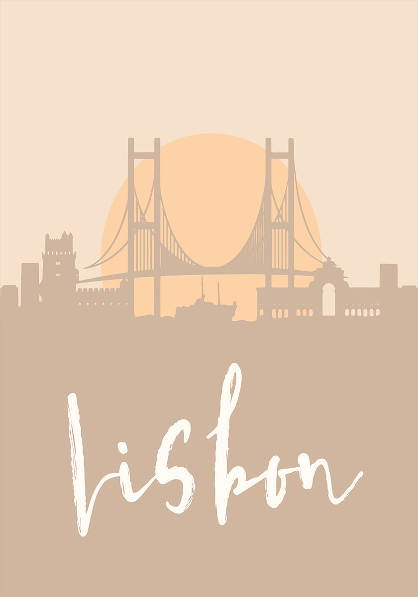 Plakat Skyline Earth Tone 2 39