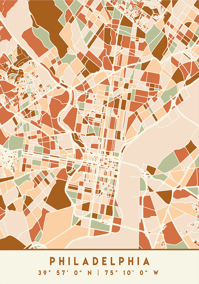 Czarny plakat z mapami odcieni ziemi 65