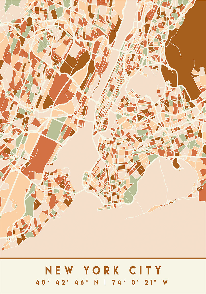 Czarny plakat z mapami odcieni ziemi 61