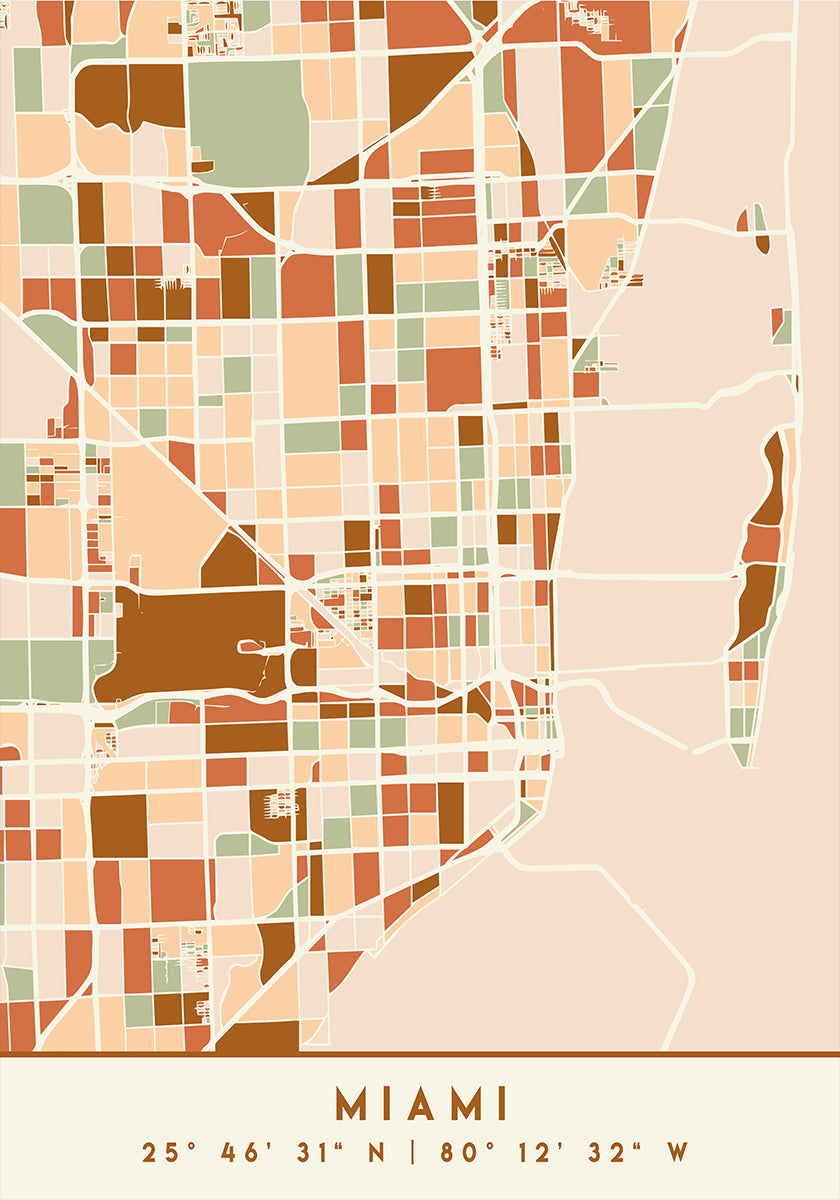 Czarny plakat z mapami odcieni ziemi 53