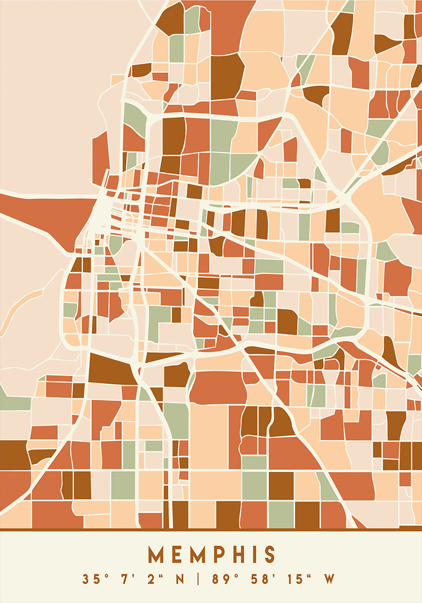Czarny plakat z mapami odcieni ziemi 51