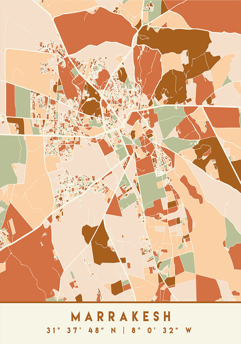 Czarny plakat z mapami odcieni ziemi 47