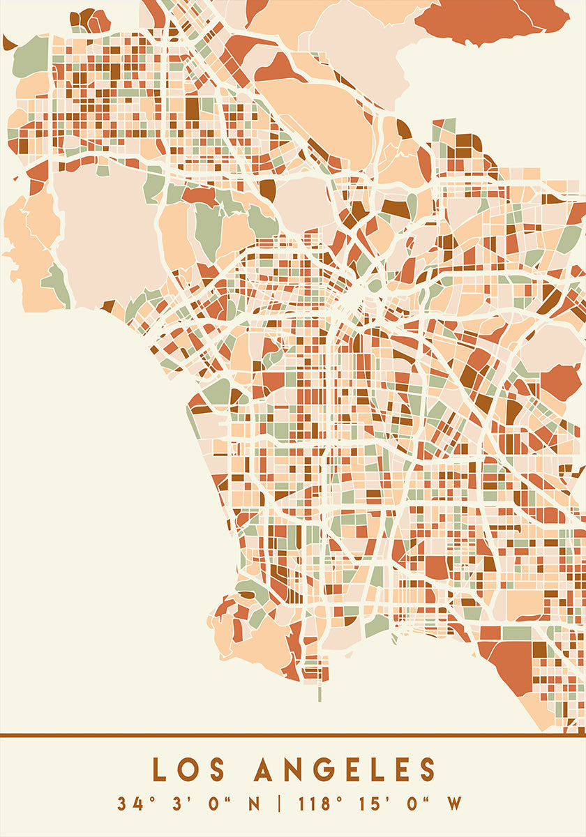 Czarny plakat z mapami odcieni ziemi 42
