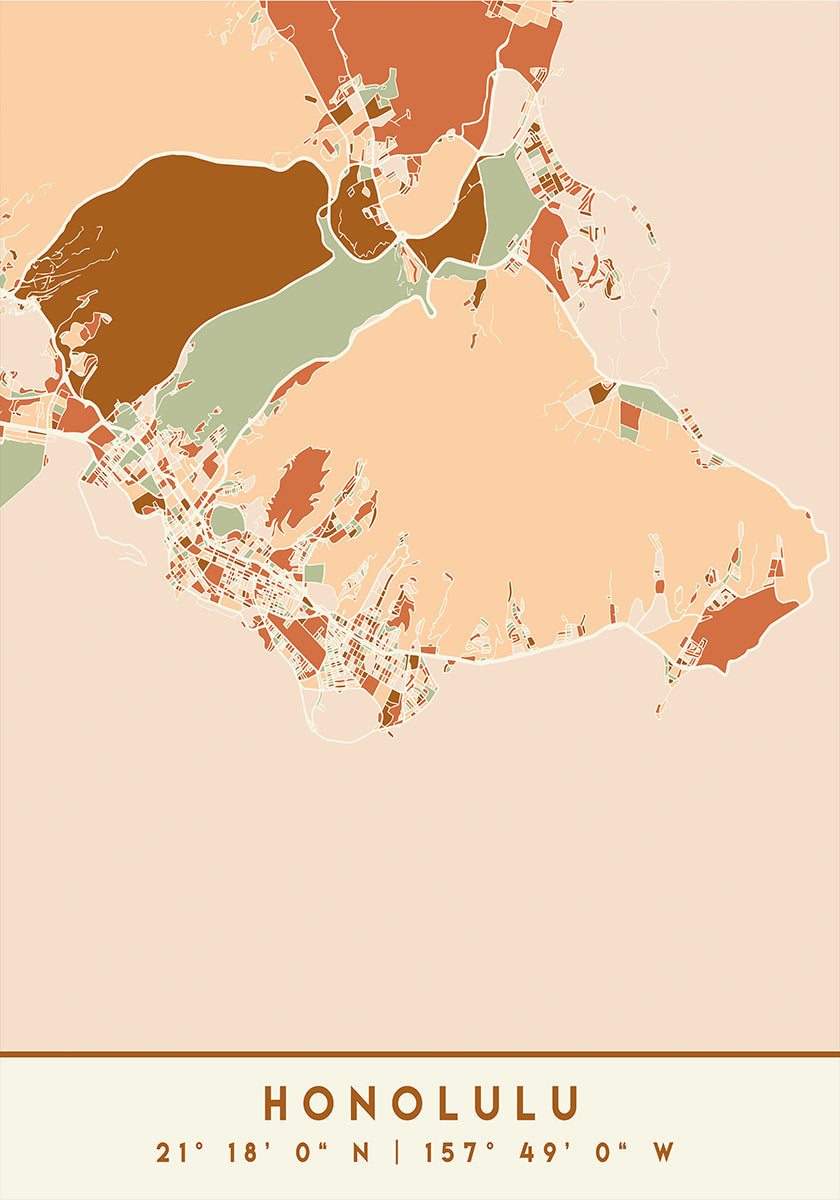 Czarny plakat z mapami odcieni ziemi 33