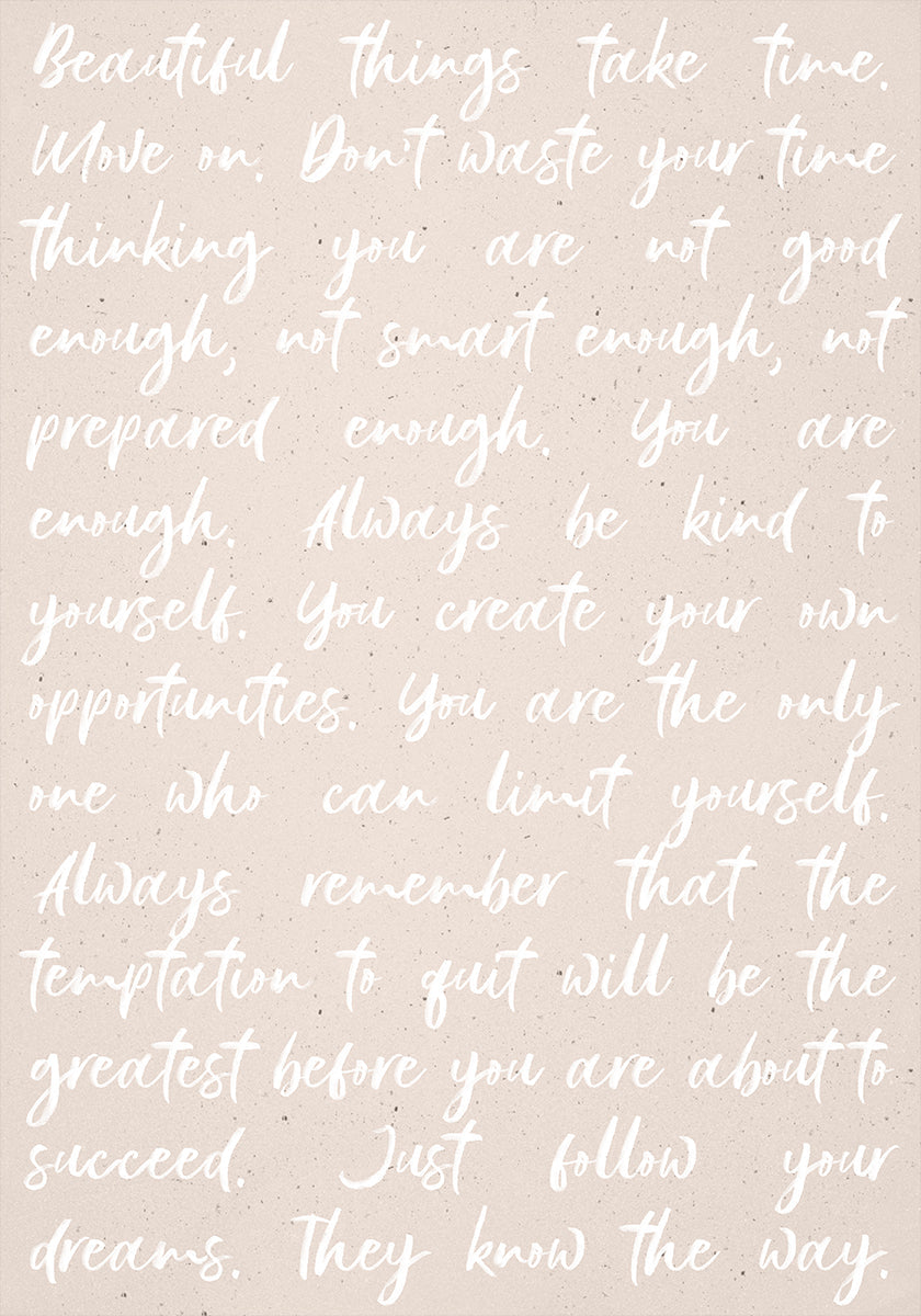 Plakat z cytatami motywacyjnymi