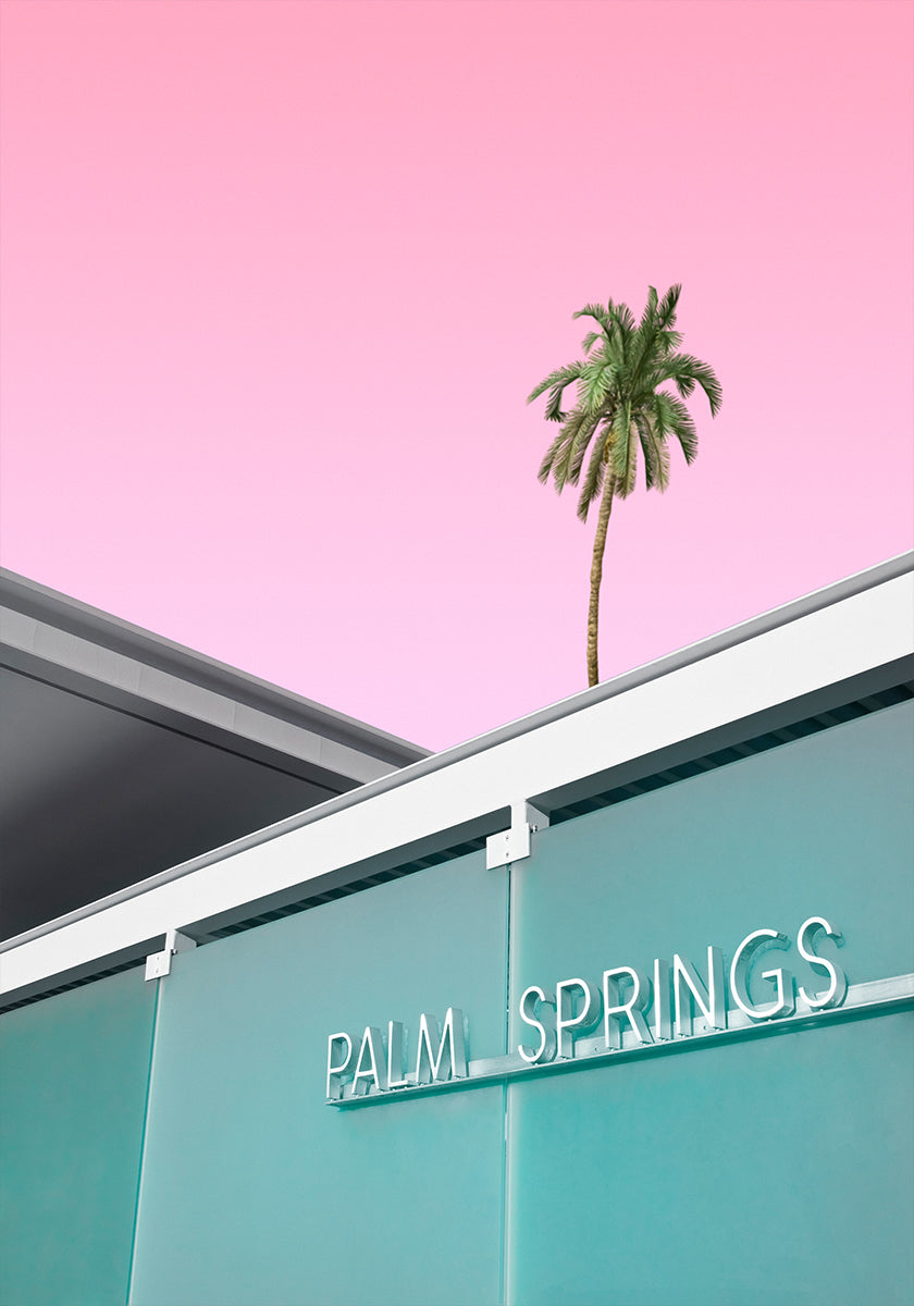 Plakat Witamy w Palm Springs