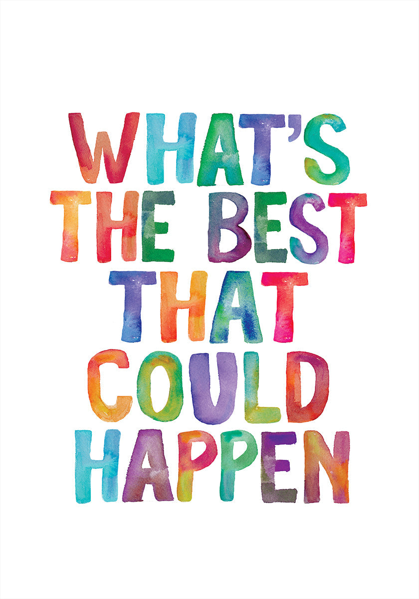 Co najlepsze, co może się zdarzyć, skopiuj plakat