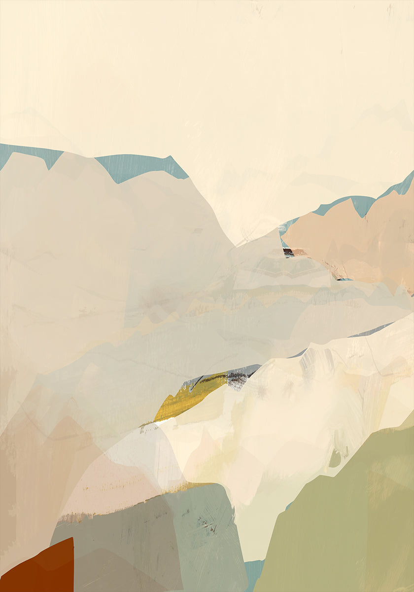 Plakat Peachy Mountain Range 2