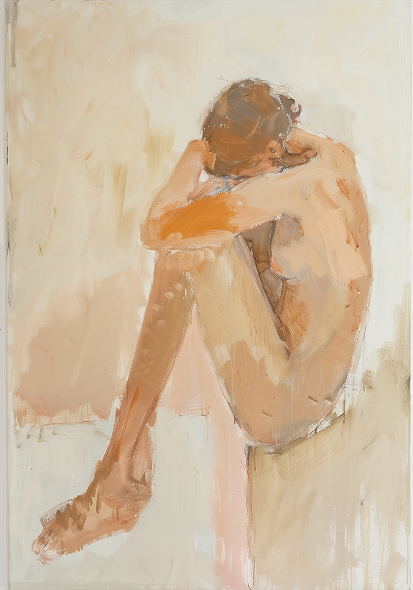 Kobieta W łazience Plakat