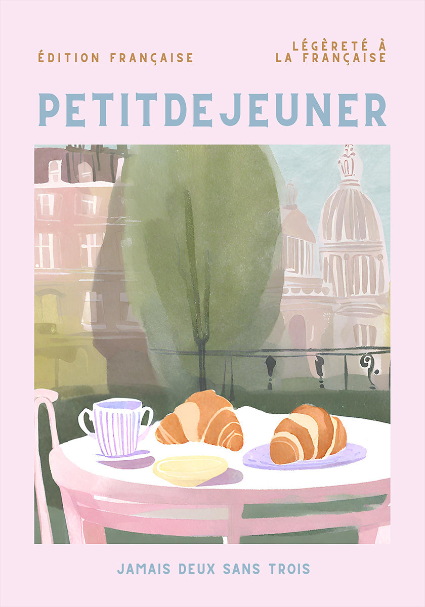 Petit Dejeuner, Rogaliki, Paryż, Pastel