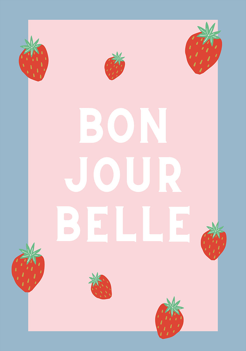 Plakat Bon Jour Belle
