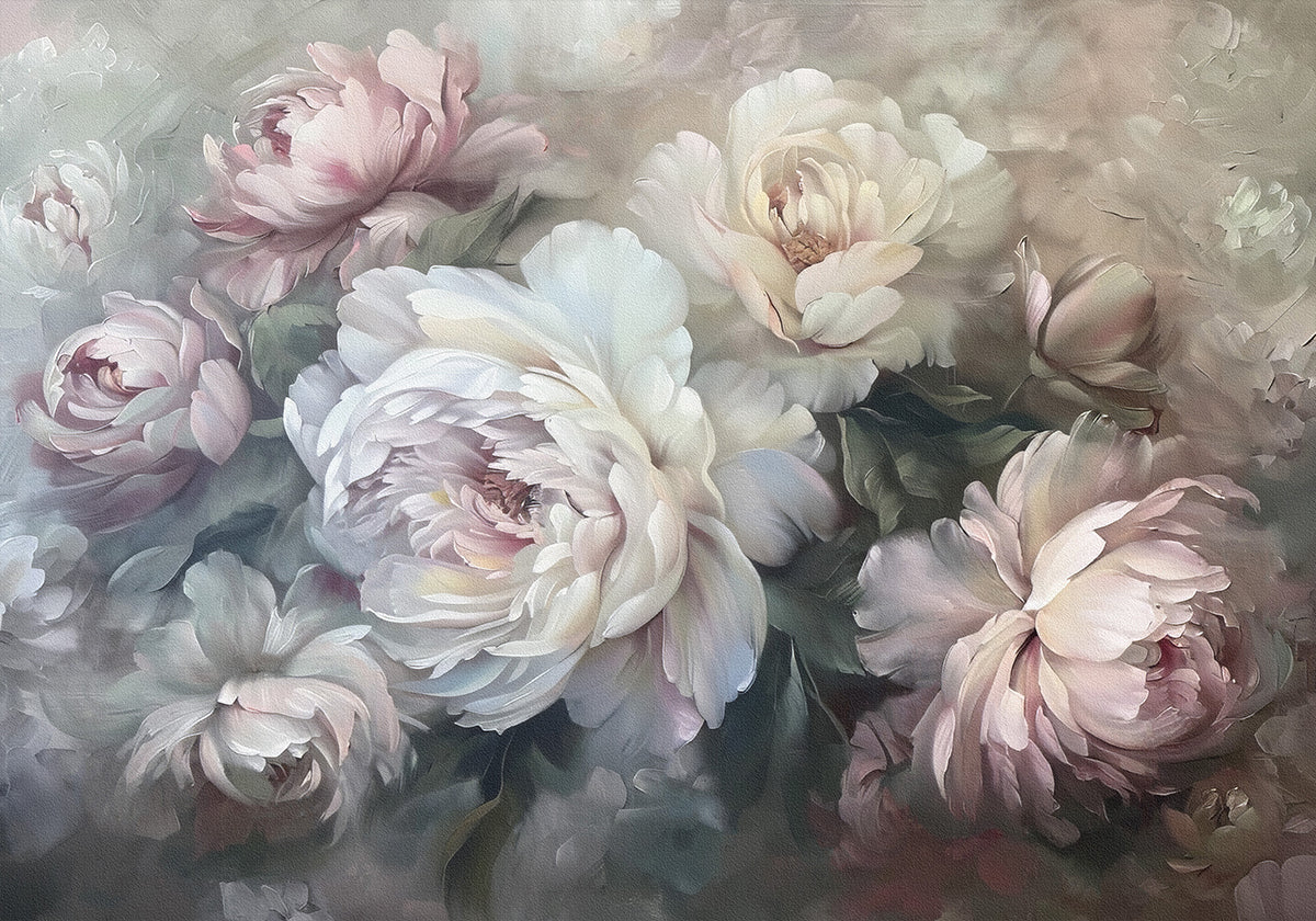 Plakat Farba kwiatowa 5 Plakat