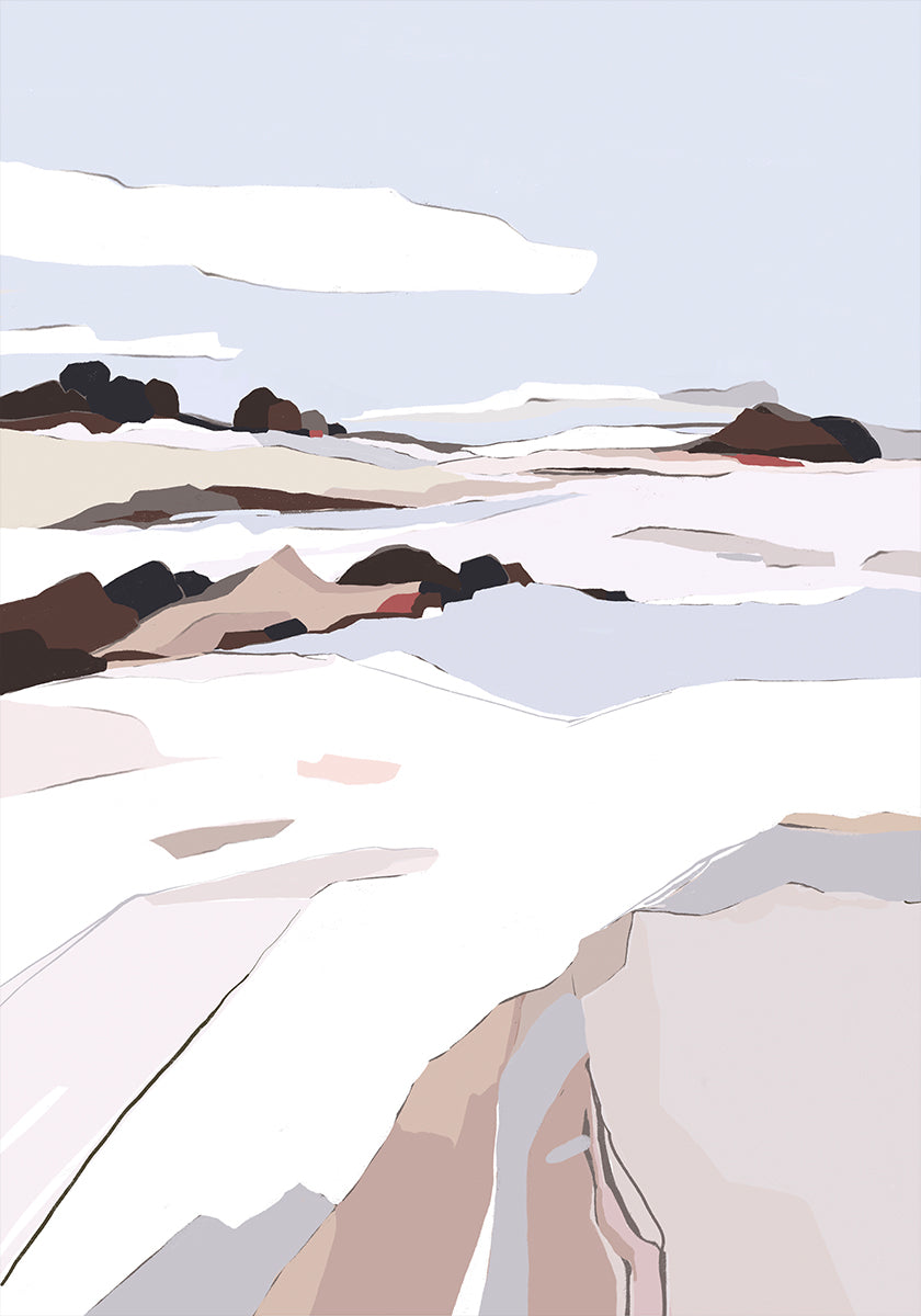 Mroźny widok l Plakat