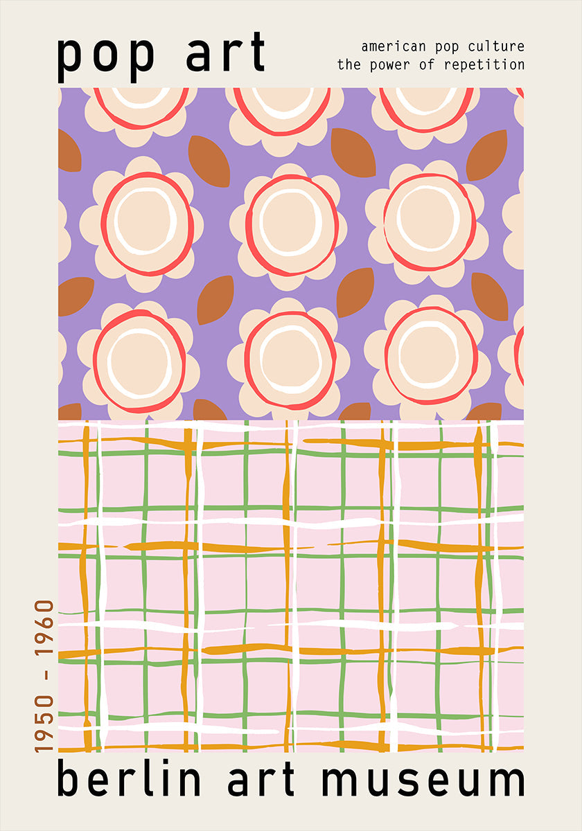 Plakat pop-artu w Muzeum Sztuki w Berlinie