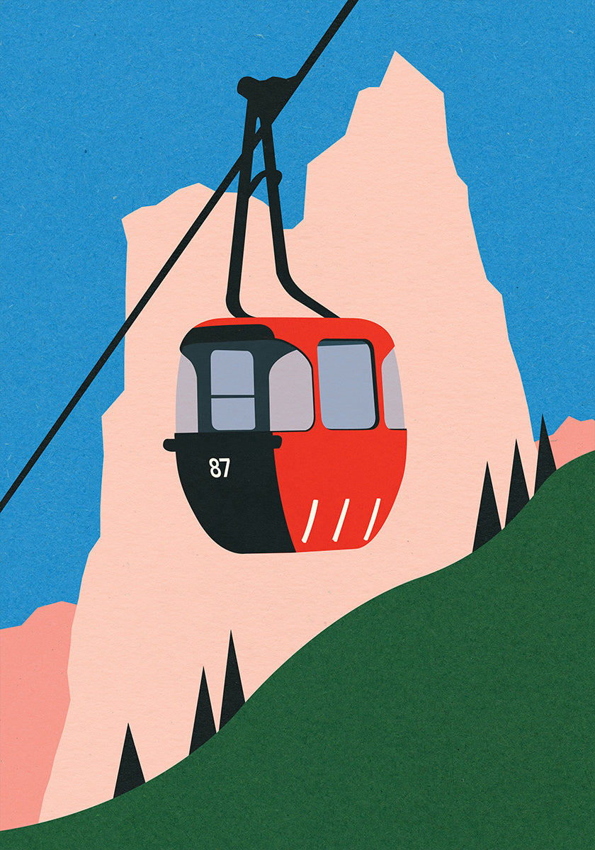Plakat w Alpach Allgäu