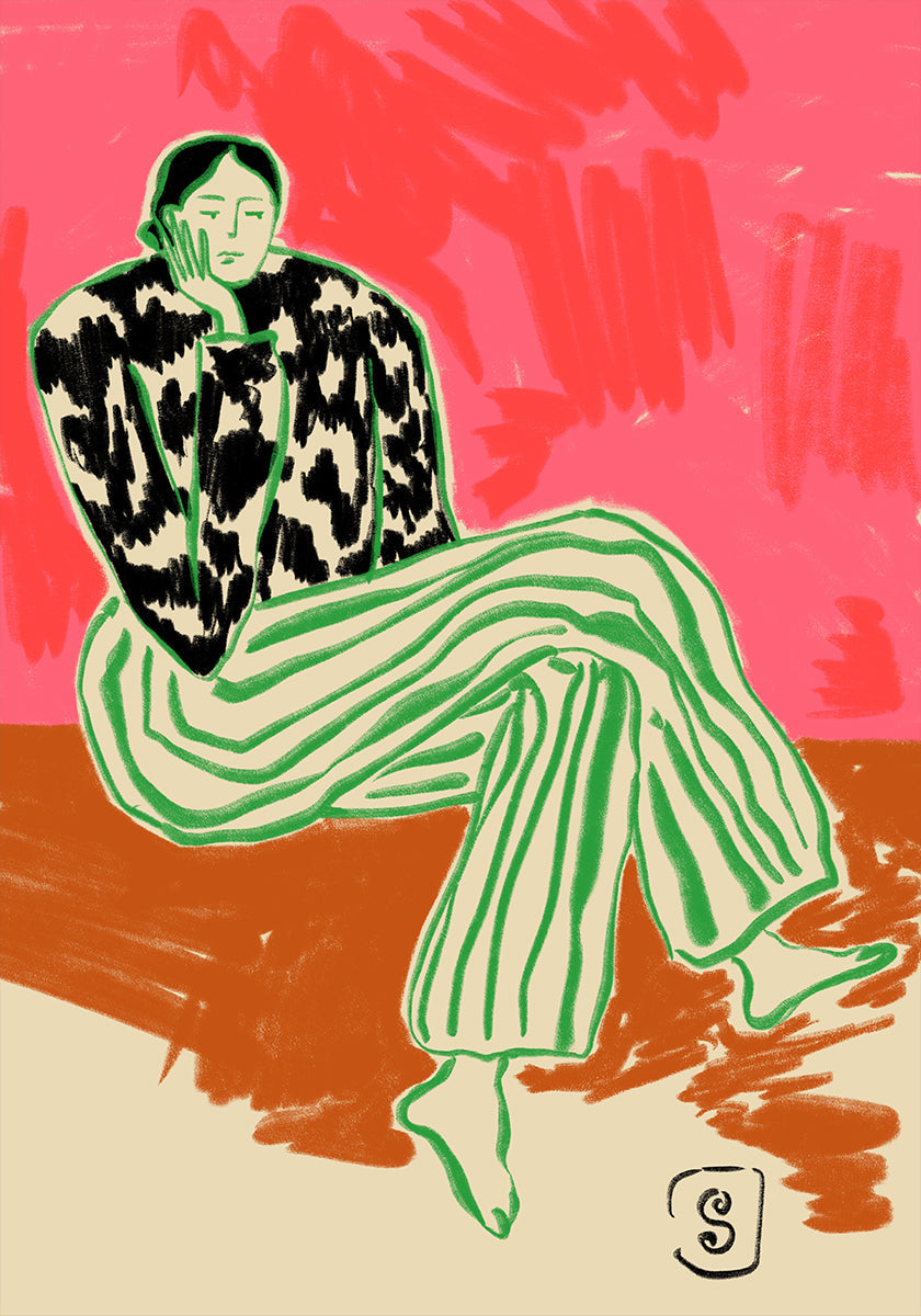 Portret spokojnej kobiety