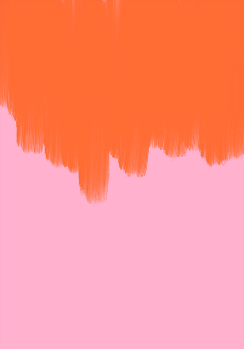 Plakat z kwiatami pomarańczy