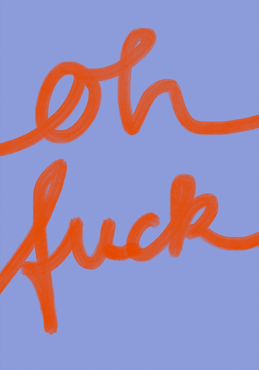 Plakat z nieoczekiwanymi słowami