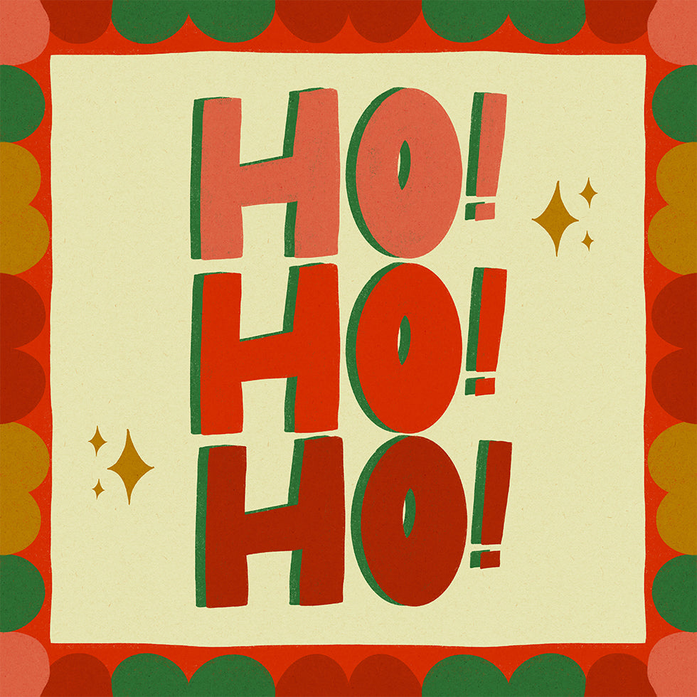 Świąteczna ilustracja Ho Ho Ho (NOWOŚĆ)
