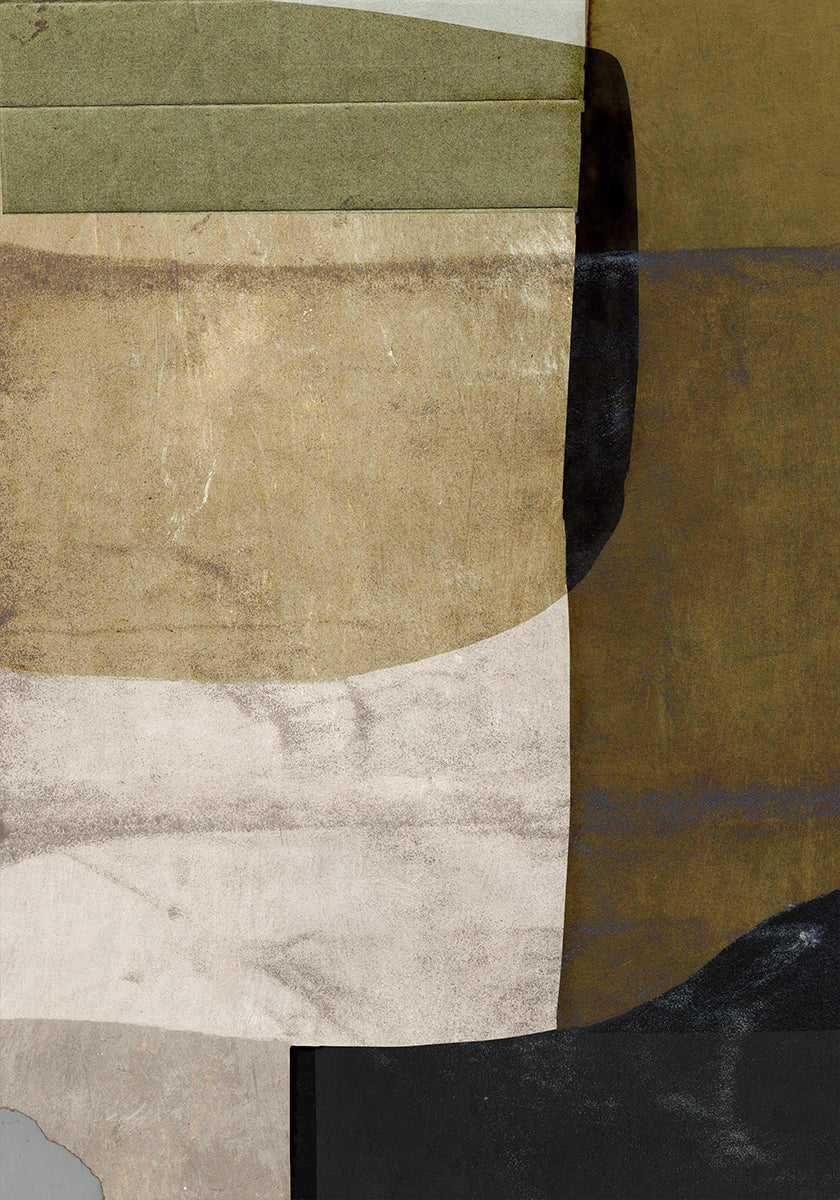 Naturalny plakat abstrakcyjny