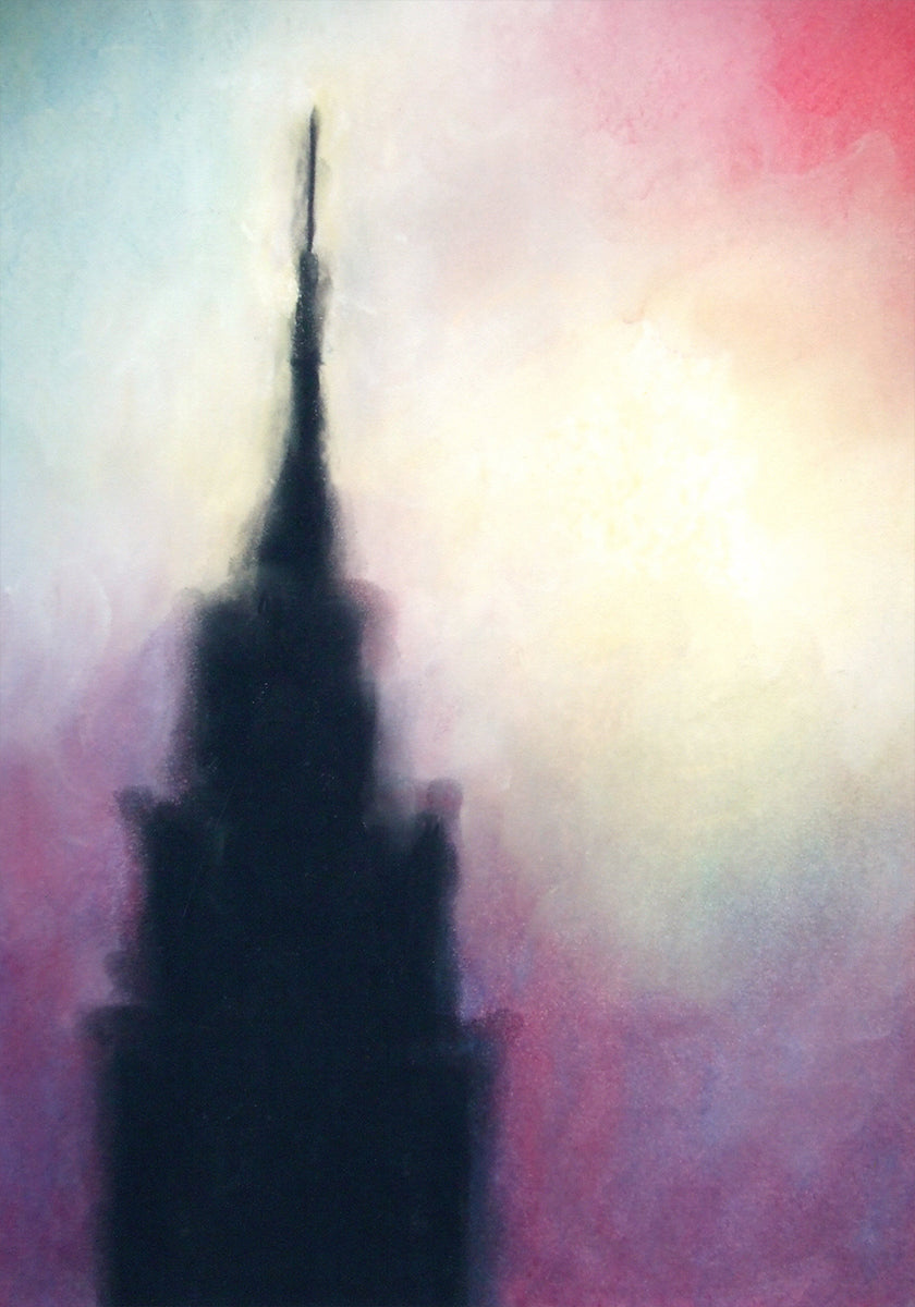 Manhattan Abstract Empire State Building Plakat