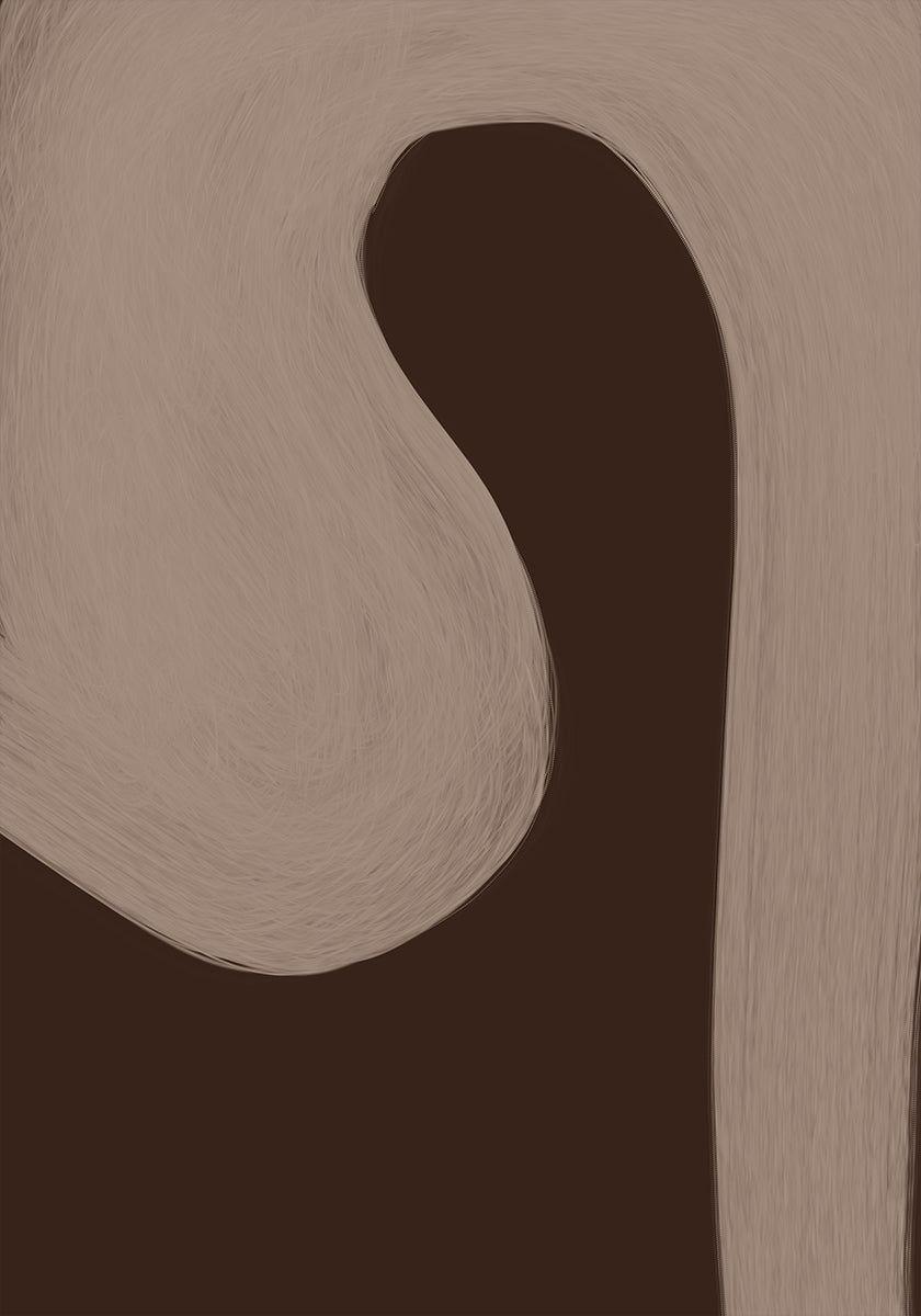 Plakat z kopią palety kolorów Mocha Mousse IV