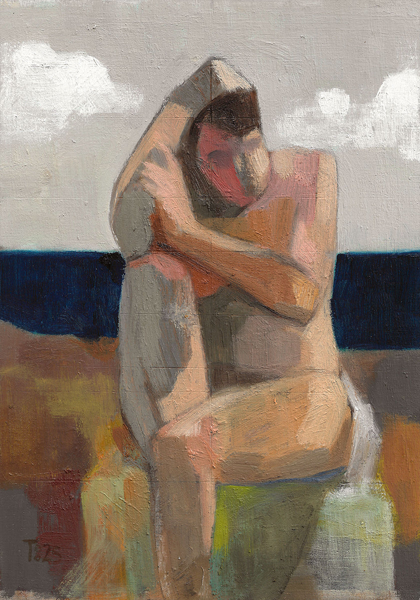 Plakat kąpiący się