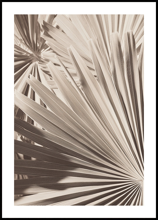 Abstract Palm Leaf Art Plakat - Posterbox