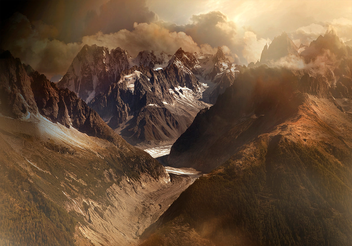 Ogromny plakat Mont Blanc