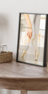 Ballerina Tying Ballet Shoes Plakat - Posterbox.no