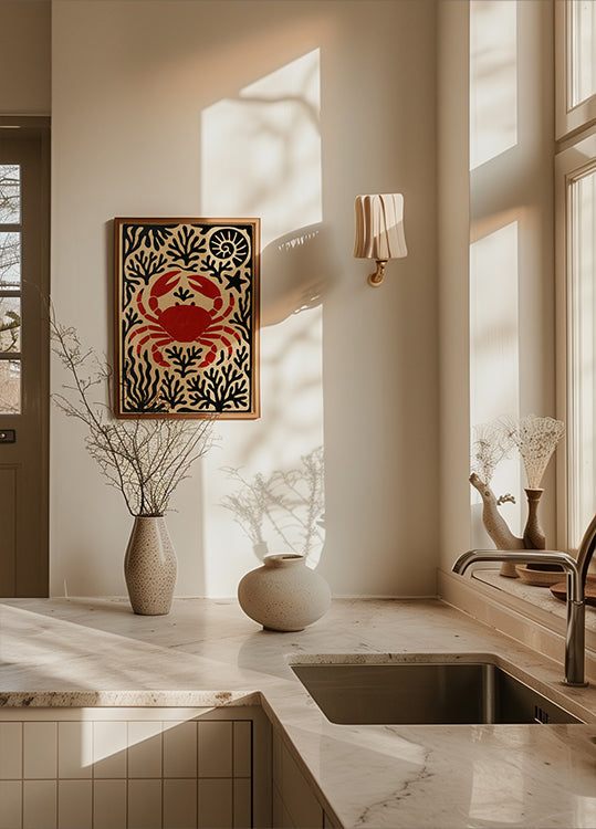 Crimson Sea Dance Plakat - Posterbox