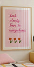 Love is everywhere 3 Plakat - Posterbox