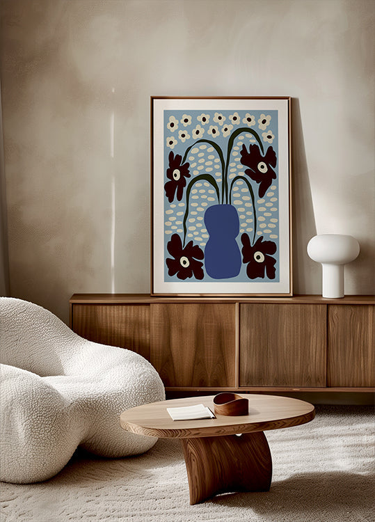 Dropping orange fern (NEW) - Posterbox